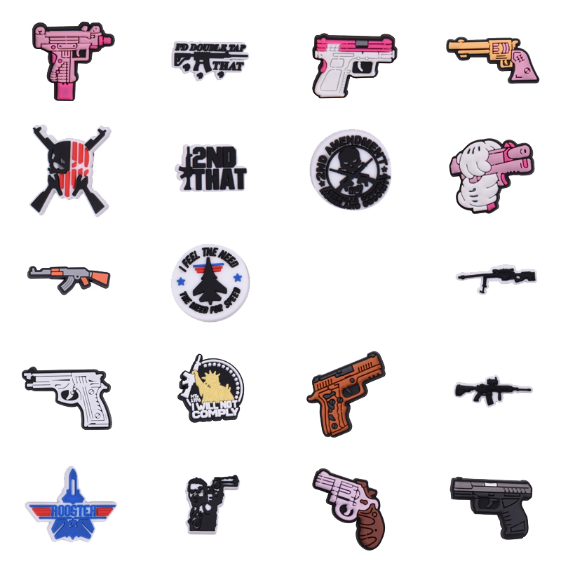 Men'S Accessories Crocs - Gun Shoe Charms for Crocs Sandals