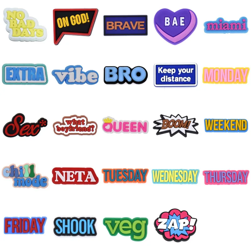 Men'S Accessories Crocs - Vibe BRO Veg Zap Shoe Charms