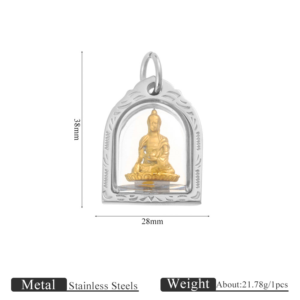 1/2pcs Photo Frame Charms 18K  - Men Accessories Locket review and price