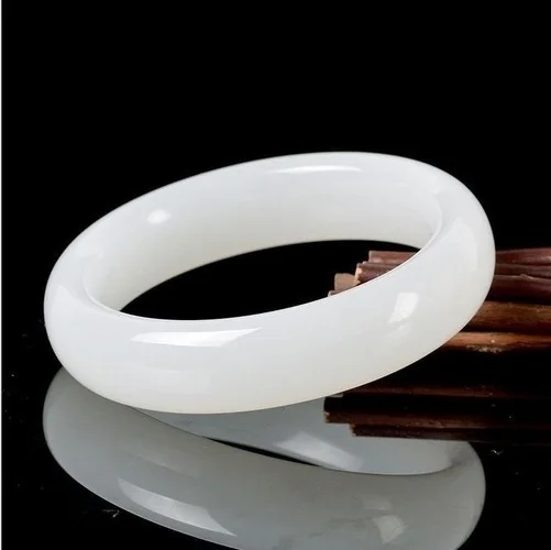 Genuine Natural White Jade Ban - Men Accessories Wrist review and price