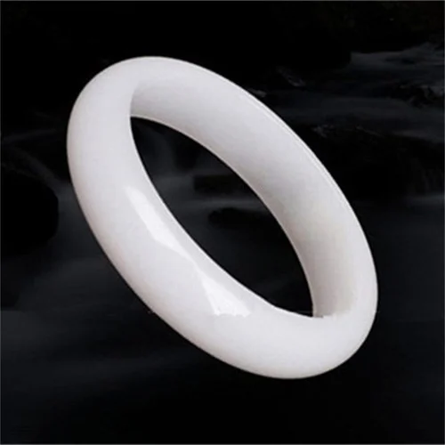 Genuine Natural White Jade Ban - Men Accessories Wrist review and price