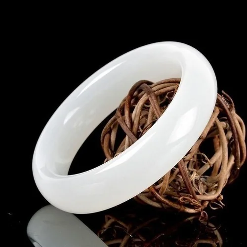 Genuine Natural White Jade Ban - Men Accessories Wrist review and price