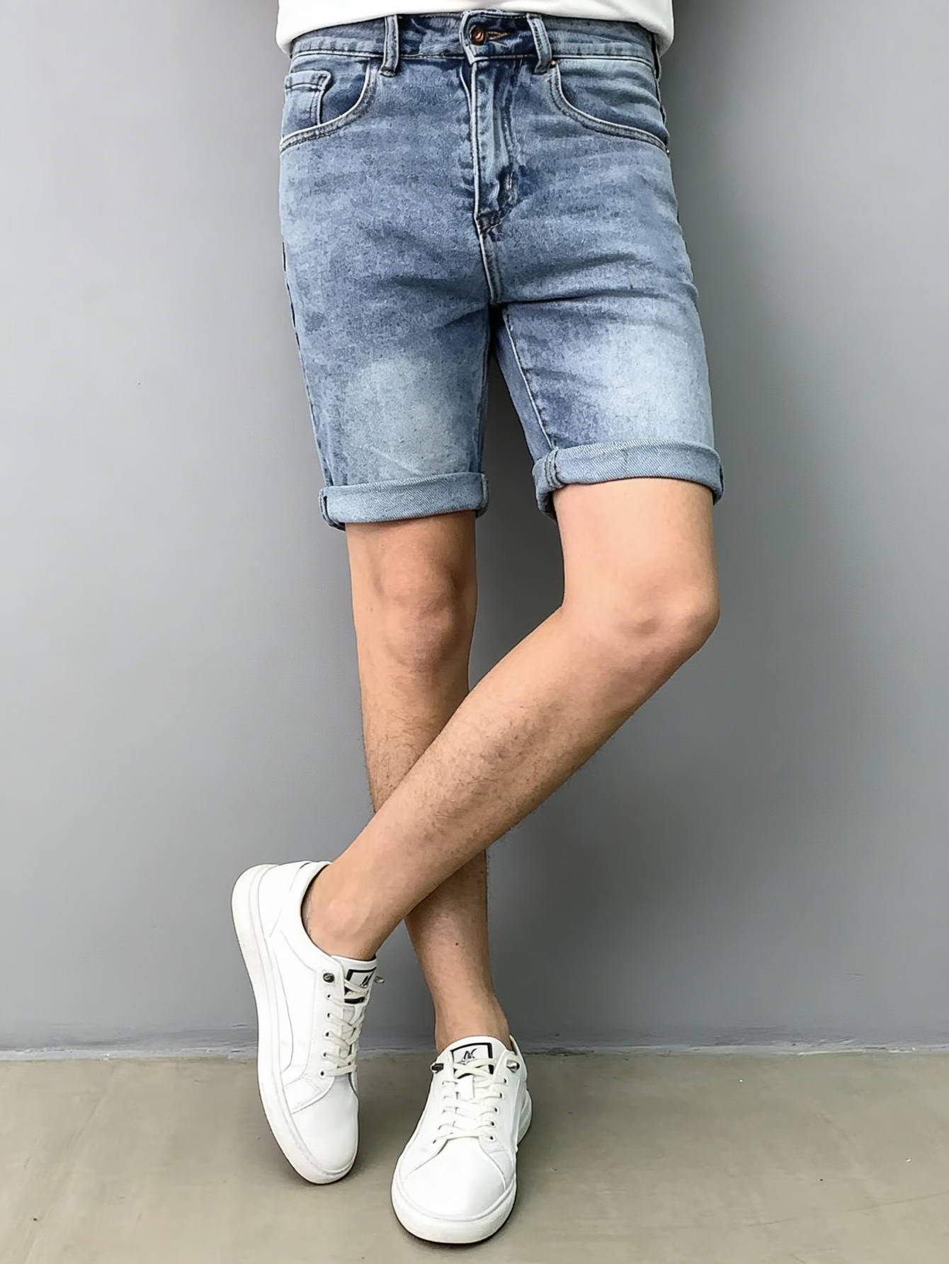 Men Classic Stretch Blue Denim - Men Accessories To Wear review and price
