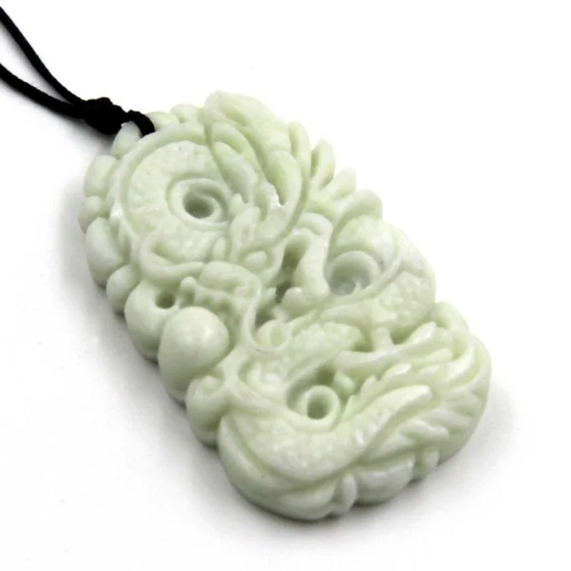 Natural White jade Dragon Phoe - Men Accessories Wrist review and price