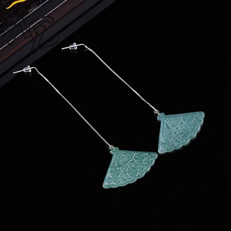 Natural Blue Water Emerald Jad - Men'S Accessories Drop Shipping review and price