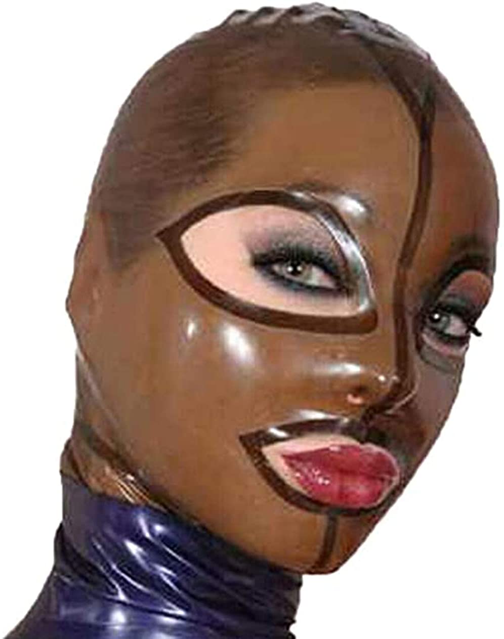 Latex Mask Transparen Brown Ru - Men Accessories To Wear review and price