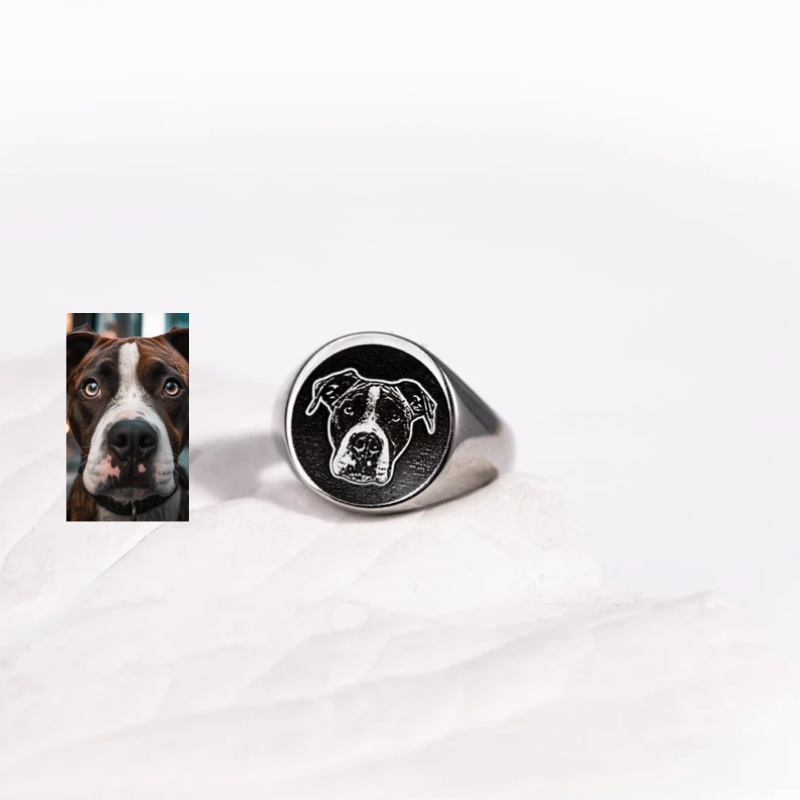 Custom Engrave Photo Signet Ri - Men Accessories Wholesale review and price
