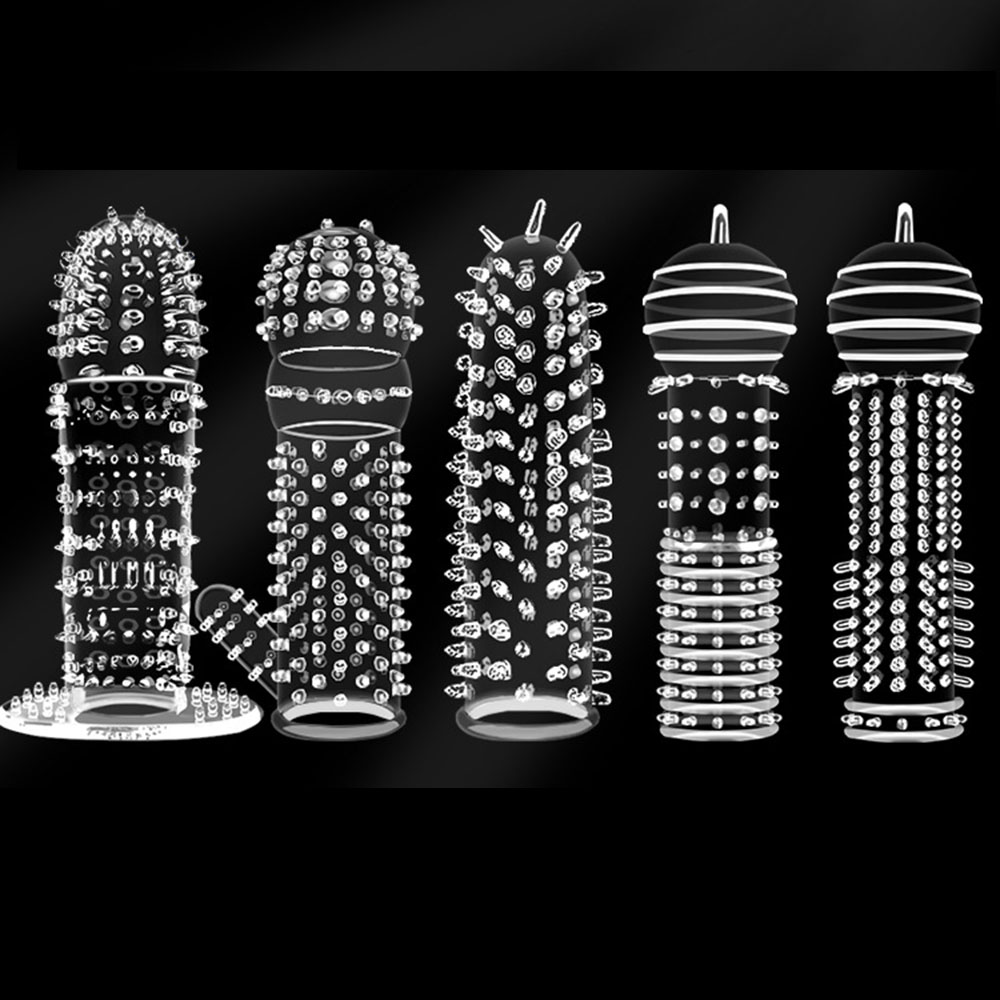 5types Textured Penis Sleeves  - Men'S Vegan Accessories review and price