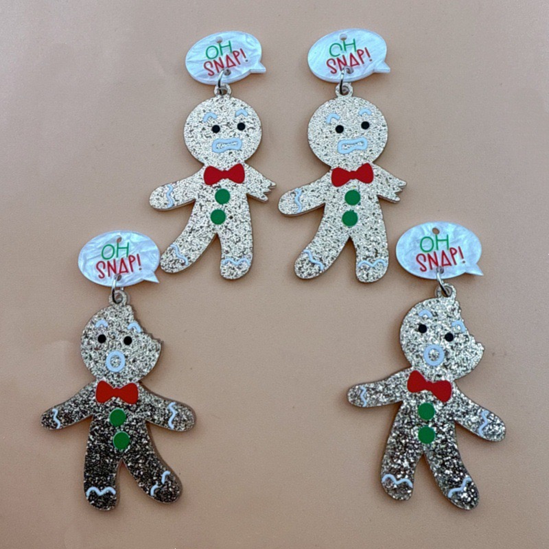10pcs Cute Christmas Gingerbre - Men Accessories Pendant review and price