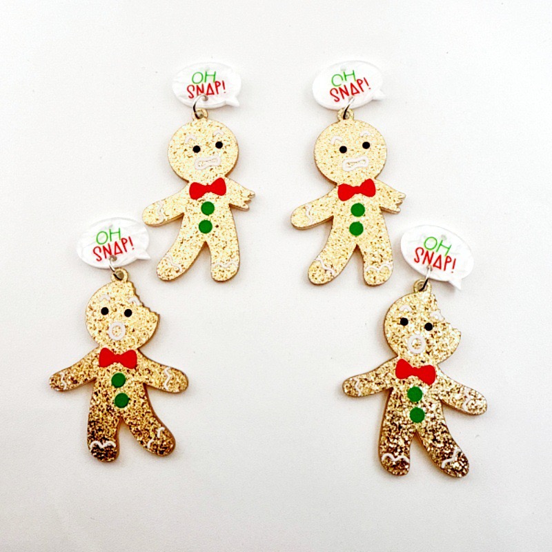 10pcs Cute Christmas Gingerbre - Men Accessories Pendant review and price