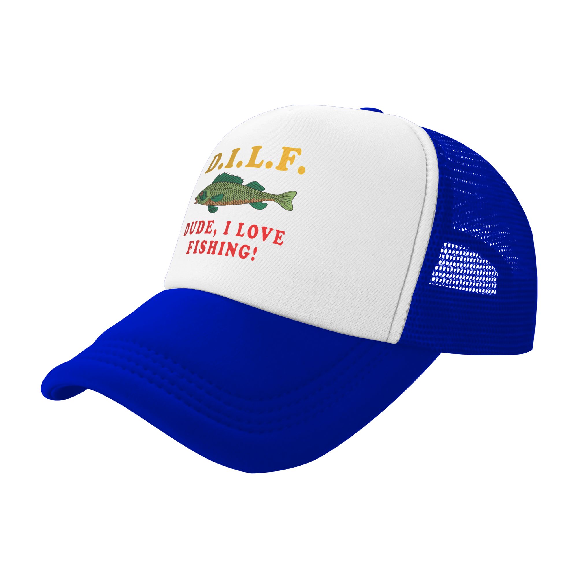 Dude I Love Fishing DILF   Mem - Hat Snapback Cap review and price