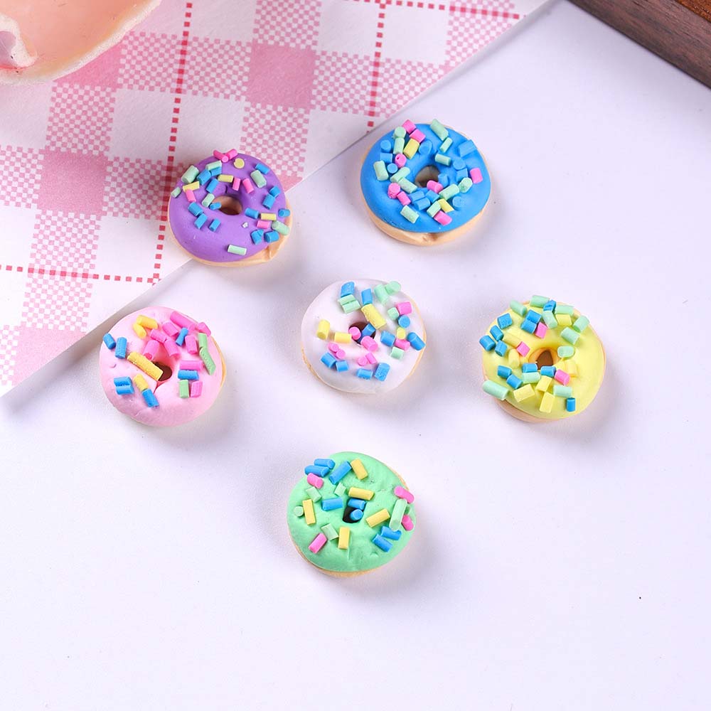 10Pcs Random Colors Mixed Donu - Men Accessories Pendant review and price