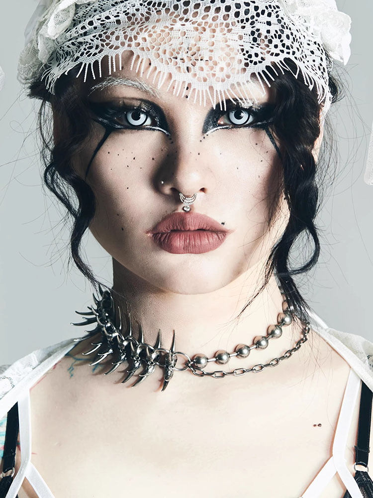 2025 New Punk Necklace Silver  - Men Accessories Chain review and price