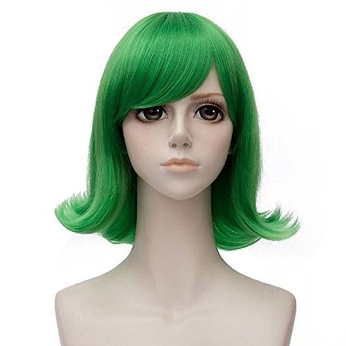 Short Green Wavy Cosplay Wigs  - Men'S Vegan Accessories review and price