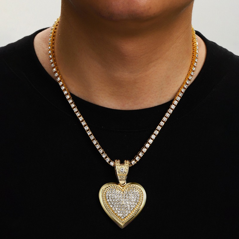 Trendy Minimalist Heart Pendan - Men'S Accessories Instagram review and price