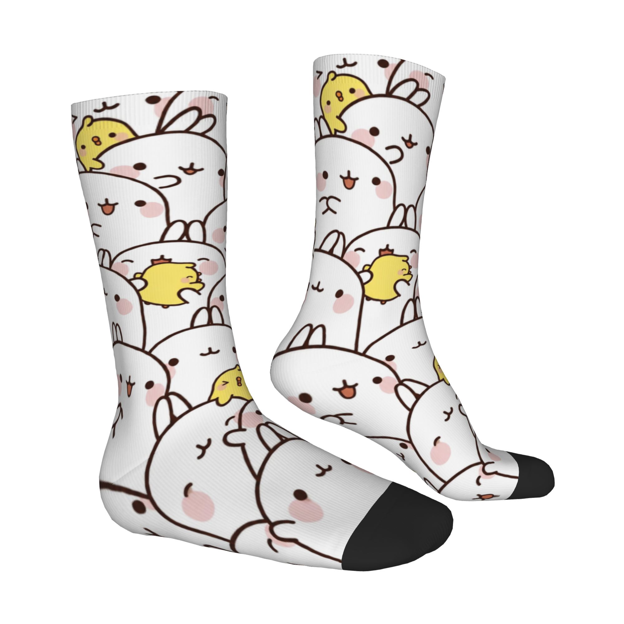Men Women Molang cartoon Socks - Men'S Accessories Best review and price