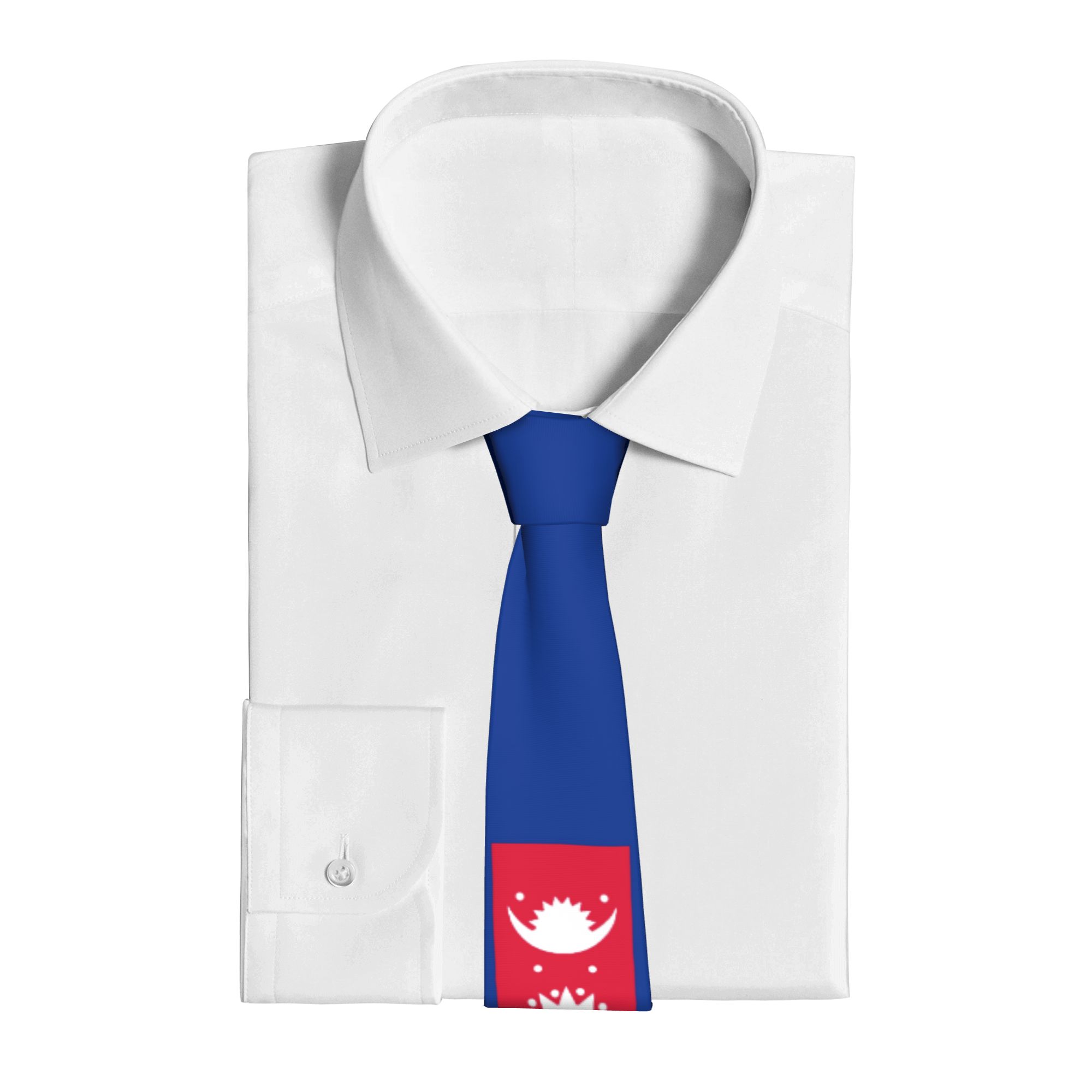 Nepal National Flag Tie  Graph - Men Accessories Nepal review and price