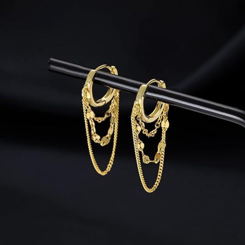 Punk Long Tassel Metal Chains  - Men'S Accessories Drop Shipping review and price