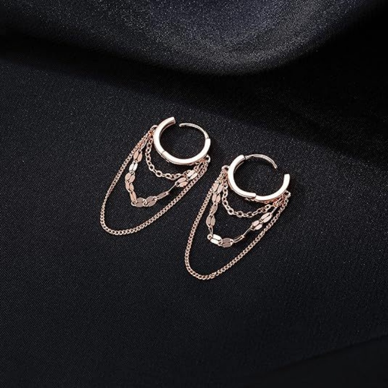Punk Long Tassel Metal Chains  - Men'S Accessories Drop Shipping review and price
