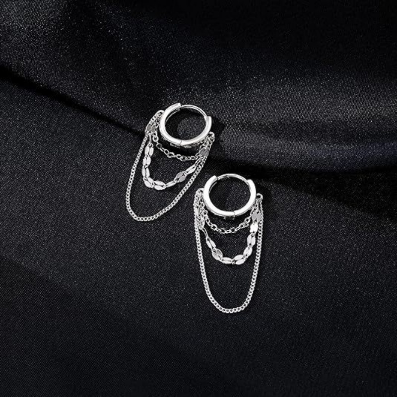 Punk Long Tassel Metal Chains  - Men'S Accessories Drop Shipping review and price