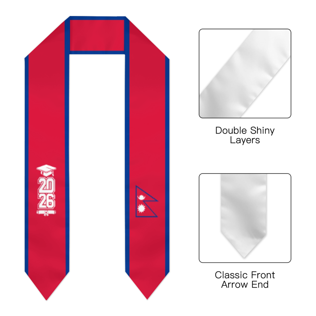 Class of 2026 Nepal Flag Scarf - Men Accessories Nepal review and price