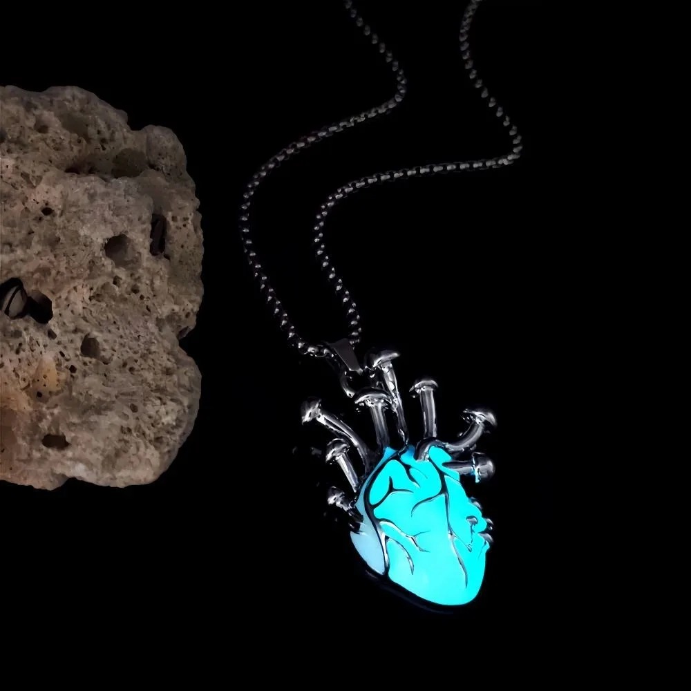 Heart Locket Glow in The Dark  - Men Accessories Locket review and price