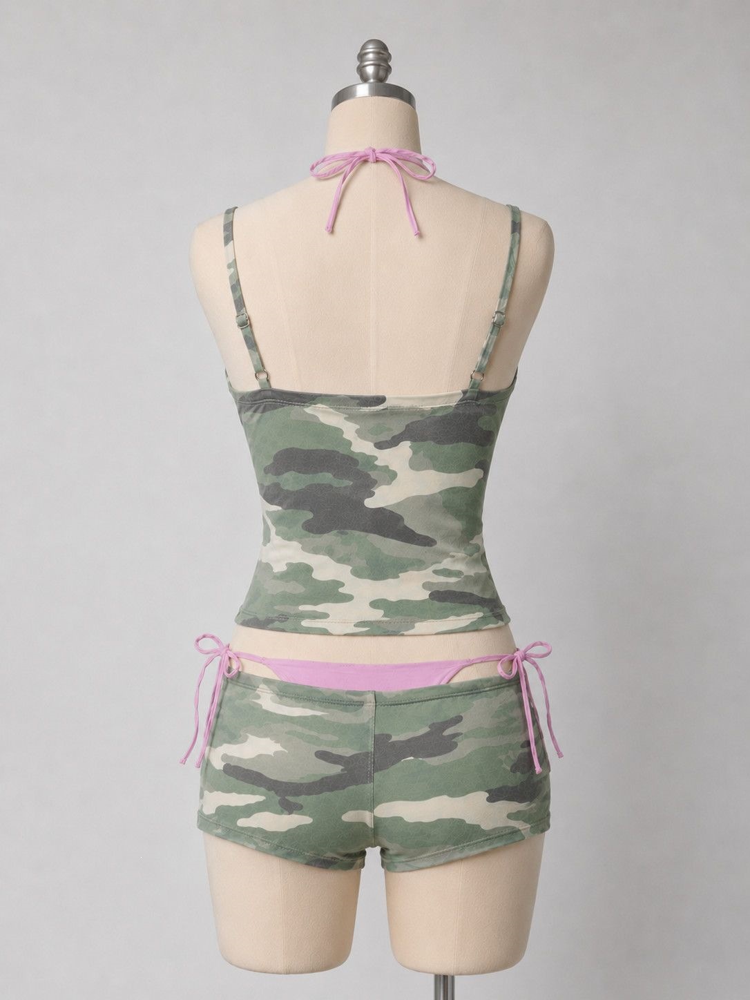 Y2K retro camouflage two-piece - Men Accessories To Wear review and price